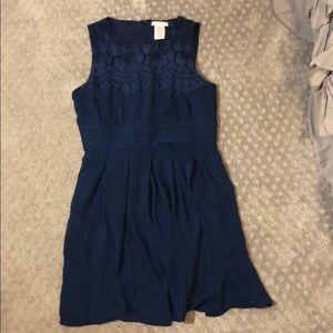 Navy blue dress